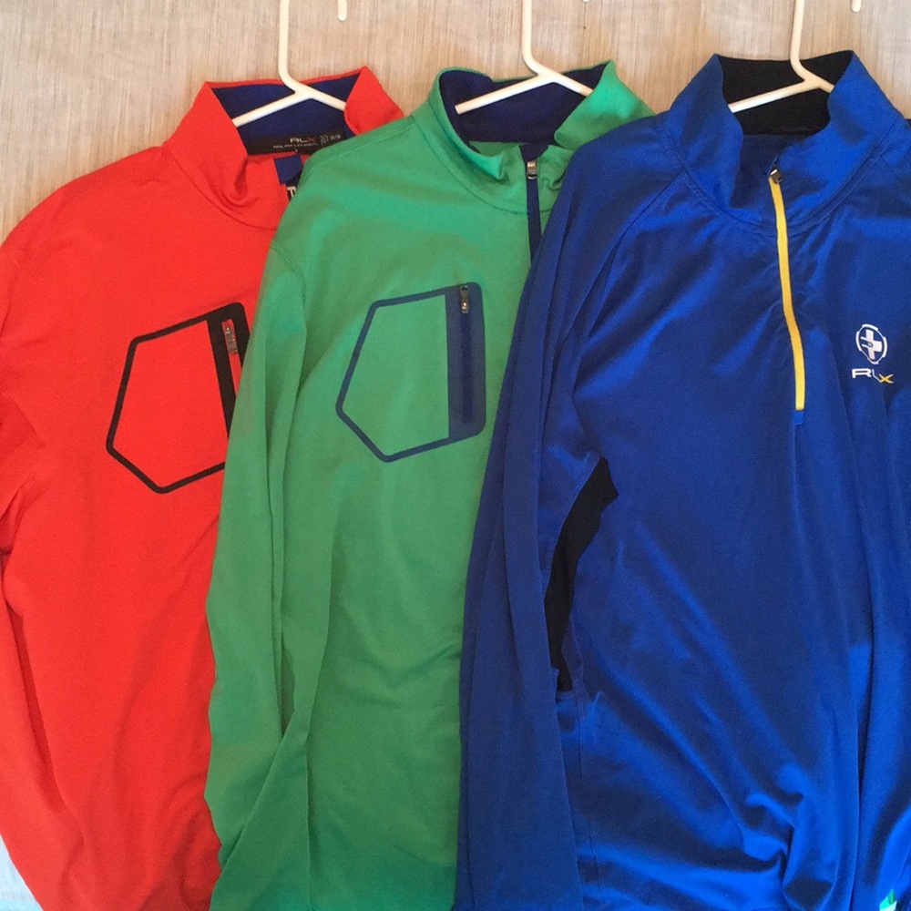 Ralph Lauren RLX golf 1/4 zip pullovers